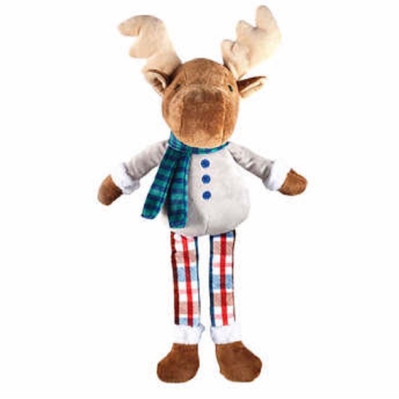 Dog Bone Basket and 6-piece Woodland Dog Toy Set Buddy Buddy - Picture 5 of 9